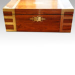 Antique kingwood writing slope - Image 9