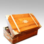 Antique kingwood writing slope - Image 8