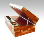 Antique kingwood writing slope - Image 5