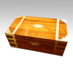 Antique kingwood writing slope - Image 4