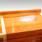 Antique kingwood writing slope - Image 3