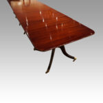 Antique large 3 pillar dining table 14ft. - Image 8