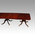 Antique large 3 pillar dining table 14ft. - Image 3
