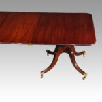 Antique large 3 pillar dining table 14ft. - Image 5