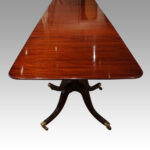 Antique large 3 pillar dining table 14ft. - Image 4
