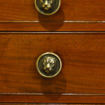 Antique mahogany chest of drawers - Image 3