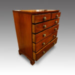 Antique mahogany chest of drawers - Image 2