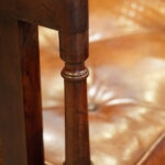 Antique mahogany bergere library chair - Image 5
