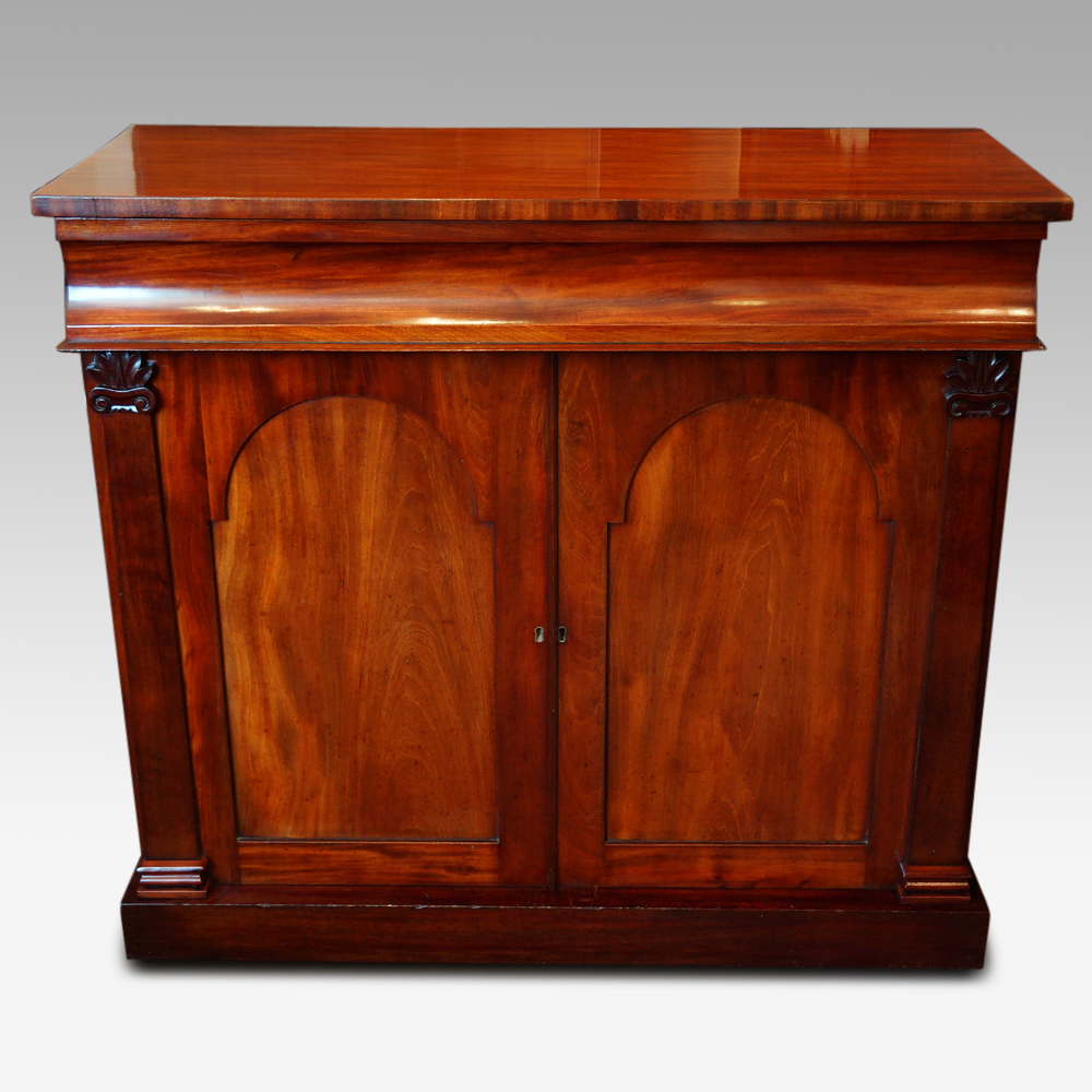 Antique-mahogany-chiffonier-sideboard.jpg Antique mahogany chiffonier sideboard - Image 1
