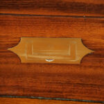 Antique rosewood cut brass box - Image 3