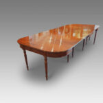 12 seat Antique mahogany Gillow dining table Now Sold