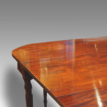 12 seat Antique mahogany Gillow dining table Now Sold - Image 3