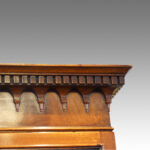 Antique mahogany double door bookcase - Image 4