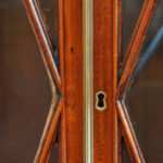 Antique mahogany double door bookcase - Image 5