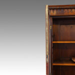 Antique mahogany double door bookcase - Image 9