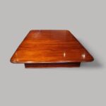 Antique mahogany extending dining table - Image 9