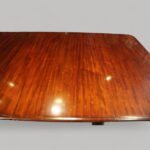Antique mahogany extending dining table - Image 8