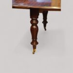 Antique mahogany extending dining table - Image 7