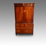 Antique mahogany linen press Now Sold