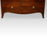 Antique mahogany linen press - Image 12