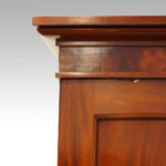 Antique mahogany linen press - Image 10