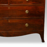 Antique mahogany linen press - Image 3