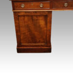 Antique mahogany partners desk - Image 11