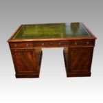 Antique mahogany partners desk - Image 3
