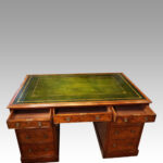Antique mahogany partners desk - Image 5
