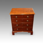 Antique mahogany small chest of drawers