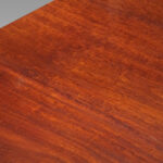 Antique mahogany twin pillar dining table - Image 4