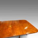 Antique mahogany twin pillar table Now Sold - Image 2