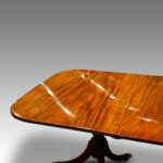 Superb mahogany twin pillar dining table Now Sold - Image 2