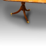 Superb mahogany twin pillar dining table Now Sold - Image 3