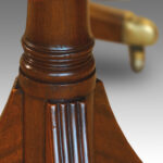 Antique mahogany twin pillar table Now Sold - Image 7