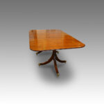 Antique mahogany twin pillar table Now Sold - Image 8