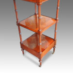Antique mahogany 4 tier whatnot Now Sold - Image 4