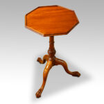 Antique mahogany wine table