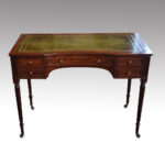 Antique mahogany writing table