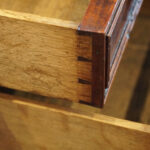 Antique mahogany writing table - Image 4