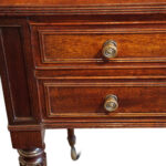 Antique mahogany writing table - Image 8