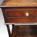 Antique oak 3 drawer dresser base - Image 5