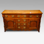 Antique oak Anglesey dresser base - Image 14