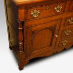 Antique oak Anglesey dresser base - Image 11