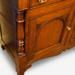 Antique oak Anglesey dresser base - Image 12