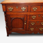 Antique oak Anglesey dresser base - Image 9