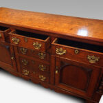 Antique oak Anglesey dresser base - Image 6