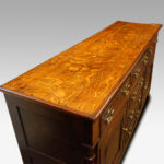 Antique oak Anglesey dresser base - Image 4