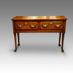 Antique oak and elm dresser base