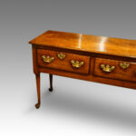Antique oak and elm dresser base - Image 12